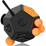 VCOSTORE Fidget Toy Cube 12 Seiten - Anti Stress ADHS Würfel Klein Spielzeug Anxiety Artsylabs Cube Toy Original für Erwachsene,Kinder - ADD,ASD,ADHD - Schule,Büro,Reisen