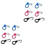 Hemobllo 2 Sätze Schnalle Für Trinkflasche Aus Silikon Getränketräger Für Inhaber Uv Clip Trinkflaschenhalter Travel Accessories Hängende Kesselhaken Tragbare Flaschenhalter 6 Stücke * 2
