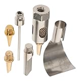 Homoyoyo Ersatzspitzen Teilig aus Hochwertigem Metall Langlebig und Einfach Wechselbar Passend für Gaslötkolben für Präzises Löten und Schweißen im Haushalt und Werkstattgebrauch