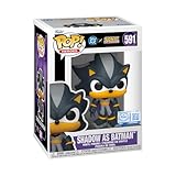 Funko Pop! Heroes: Justice League & Sonic - Shadow as Batman - Sonic + DC Comics - Vinyl-Sammelfigur - Geschenkidee - Offizielle Handelswaren - Spielzeug Für Kinder und Erwachsene