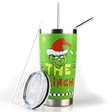 Abschiedsgeschenk für Kollegen - Thermobecher mit Strohhalm - 600ml Edelstahl Isolierbecher für Kaffee & Kalte Getränke - Reisebecher für Auto, Büro - Geschenkidee für Weihnachten & Silvester (E)