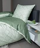 Janine Design Mako-Satin Bettwäsche J.D. 87053-06 1 Bettbezug 135 x 200 cm + 1 Kissenbezug 80 x 80 cm