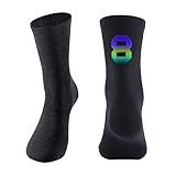 Eladcncmc 1 Paar Fahrradsocken, Thermo-Skisocken, Outdoor, Radfahren, Klettern, Wandern, Camping, Snowboard, für Herren und Damen, atmungsaktive Sportsocken
