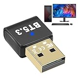 Ruwshuuk USB -Wireless -Adapter für Computer, drahtloser Adapter für Desktop -PC,USB -Wireless -Adapter für PC | USB -Empfänger- und Transmitter -Netzwerkadapter für Tastaturkopfhörer -Lautsprecher