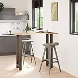 Tidyard Bartischbeine Naturstahl 40x110 cm pulverbeschichtet verstellbare Nivellierfüße für Stehtisch Bar Tisch Beine stabil modern Industriedesign Home Bar Küche Wohnzimmer