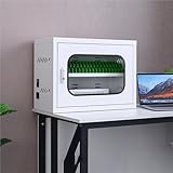 JHOMHF Mobiler Lade- Und Aufbewahrungswagen for Telefone Abschließbarer USB-Ladeschrank for Klassenzimmer Büro Fitnessstudio Schrank for Handy-Ladestation(White,20 Slots)