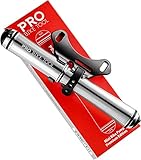 PRO BIKE TOOL Mini Luftpumpe Fahrrad Premium Edition - Passend für Presta- und Schrader-Ventile - 100 PSI / 6.9 Bar Hochdruck - Fahrradpumpe klein für Rennräder und Mountainbikes