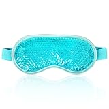 ACWOO Augenmaske Kühlend Kühlbrille, Cooling Eye Mask für Heiße Kältetherapie Geschwollene und Müde Augen, Augenringe, Migräne(B-Blau)