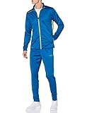 Uhlsport Kinder Essential Classic Trainingsanzug, Azurblau/limonengelb, 152 EU