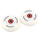 2X FunTomia LED Leuchtrollen für Waveboard inkl. ABEC-9 Kugellager/Rollen Ersatzrollen