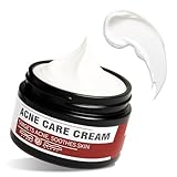 Akne Behandlung Creme, Pickel Behandlung für Fettige und Mischhaut, Sichtbare Ergebnisse in 21 Tagen, Mitesser Prävention, Sanfte Parfümfreie Formel 35g (35g*1)