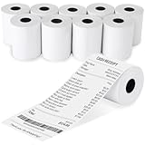 Thermo-Belegpapierrollen, 6,4 x 25,9 cm, BPA-frei, 0,7 x 25,9 m, 10 Rollen