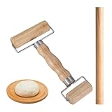 Dzmuero Nudelholz, Teigroller Klein, Antihaft, Teigroller Set Backzubehör für Fondant, Pizza, Kuchen, Cookie, backen, Gebäck, knödelhäuten, Kekse