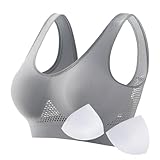 BH Ohne Bügel Push Up BH Große Brüste Starker Halt Bügelloser Nahtloser BH Ohne Bügel Push Up BH Bralette Soft Seamless Push Up Klassische Schlaf BHs Bra