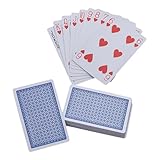 Générique Pokerkarten, interaktives Unterhaltungsspiel für die Familie, kompaktes und leichtes Design, professionelle Spielkarten | für Veranstaltungen im Freien, Campingparty