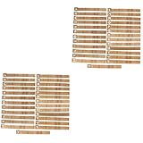 STOBOK 2 Sätze Lesezeichen Mit Buchstaben Aus Holz Buch Dekoration Bibliothek Klassifikation Lesezeichen Coole Lesezeichen Bücher, Die Lesezeichen Klassifizieren Bücherteiler 26 Stück * 2