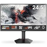 KOORUI G2511E 24,5 Zoll Gaming Monitor 320Hz, PC Bildschirm, FHD 1920x1080, HDR 400, 1ms, Adaptive Sync, Fast IPS, HDMI 2.0 & DP 1.4, VESA 75x75mm, Höhenverstellbar & Drehbar
