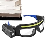 Generisch UV -Schutzzyklusgläser - Glasen Schutzausrüstung | Mountainbike -Brille | Sicherheitsbrille mit Typ-C leichter Anti-Nebel für Schweißreiten Frauen Männer Sport Outdoor Adventures Motorrad