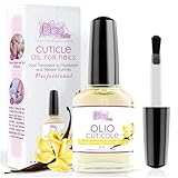 Nagelöl und Nagelhautöl 12 ml - mit Vanilleduft - Intensive Feuchtigkeitspflege und Nagelpflege. Einfache Anwendung für die intensive Vegan Cuticle Oil der Nagelhaut von Händen und Füßen.