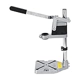 Bohrmaschinenständer, Bohrständer für Handbohrmaschine, Verstellbarer Bohrständer für Bohrmaschine mit Halsbanddurchmesser 43mm/38mm, Tischbohrmaschine Ständer für Genaues Bohren