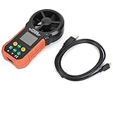 ANKROYU Digitaler Anemometer Wind, ABS-Geschwindigkeitsmesser, tragbarer digitaler Anemometer, hochpräziser tragbarer digitaler Anemometer Wind, Geschwindigkeitsmesser für HVAC