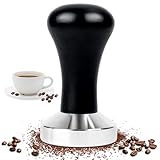 Byffoer Kaffeestempel 51 mm,Espresso Tamper Kaffeeauspuffer aus Edelstahl,Kaffeestempel Edelstahl für Einen Perfekten Espresso für perfekten Cafes und Kaffeeliebhaber