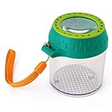 Hape Nature Fun Entdecker Käferglas mit Lupe aus pflanzlichem Kunststoff, ab 4 Jahre