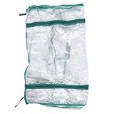MERRYHAPY Mini Gewächshaus PVC Abdeckhaube Frostschutz Langlebiges Pflanzenzelt für Garten Terrasse Einfacher Aufbau Schützende Wärme und Feuchtigkeit bei Kälte und Schnee