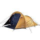 TAMBU Tunnelzelt KALO 2 - Ultraleichtes 2 Personen Zelt mit Vorzelt - 310x150x110cm – Wasserdicht bis 3000mm - Für Camping, Outdoor & Festivals - Abgedunkelte Schlafkabine durch Black Sky Beschichtung