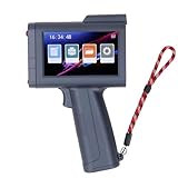 Bewinner Hand-Tintenstrahldrucker 0,5 Zoll, Tragbarer Tintenstrahldrucker 4,3-Zoll-LED-Touchscreen, 12,7 Mm 600 DPI Bluetooth-Hand-Tintenstrahldruckerpistole für Text, Logo, Datum,