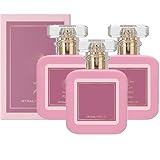 Marsh-M-Mischlow Erröten-Parfüm für Frauen, rosa Blush Shams Al Emarat Khususi Eau de Parfum Spray, Erdbeer-Süßigkeit Süßes Vitalitätspfüm, zarte weibliche Parfums, Romantik (3pcs)