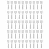 Kabelmanagement Set unter dem Schreibtisch, 50 Stück Kabelhalter Selbstklebend mit Ultra-Haftung, verstellbarer langer kabel klettband, Wiederverwendbarer Kabelclip-Versteck Kabelführung, Weiß