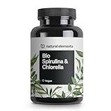 Bio Spirulina & Chlorella Presslinge – 500 Tabletten – 100% Rein & Natürlich – Zertifiziert Bio, laborgeprüft, ohne Zusätze, vegan und in Deutschland produziert