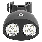 Changor Grilllampe, Touch-Steuerung, 3 leichte Gänge, verstellbare C-förmige Klemme, 10 LED-Leuchten, Grilllampe mit Schraubendreher für Grillen im Freien