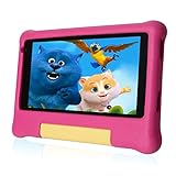 Freeski Kinder Tablet, 7 Zoll Kids Tablet, Android 11 Tablet Kid, HD-Display, 2GB+32GB, Quad Core, Kidoz Vorinstalliert, WiFi, Bluetooth, kindgerechte Hülle