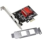 Dual-Port PCIe Gigabit Netzwerkkarte PCI Express Gigabit Ethernet Adapter mit Intel 82575/6 Ports PCI Express NIC Unterstützung PXE für Windows/Windows Server/Linux/Freebsd/DOS mit Low Profile