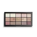 Revolution Beauty London Reloaded Eyeshadow Palette, Highly Pigmented, 15 Shades, Matte and Shimmer Finishes, Iconic 3.0, 16.5g