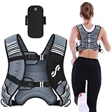 Sportneer Gewichtsweste für das Lauftraining (Grau, 15 LBS)