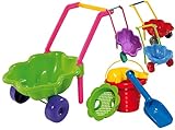Dohany Kinder Sandspielzeug Set mit Schubkarre Muschel und Eimergarnitur 4-TLG.