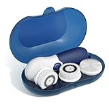 3 in 1 Elektrische Gesichtsreinigungsbürste: TOUCHBeauty Wasserdichte Gesichtsbürste 360 ° Drehbare Gesichtsreiniger Gesichtsreinigungsbürste mit 3 Bürstenköpfen & Aufbewahrungsbox für alle Hauttypen