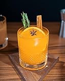 Italienische Premium-Saftgläser, 220 ml, transparentes Wasserglas, 12 Stück (BHM Juice 220 ml)