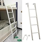 CMYUN Hochbett Leiter Etagenbettleiter für Kinder Und Erwachsene, 116 120 125 130 135 140 150 160 170 cm Metall-Trittleiter, Dachbodentreppe, Wohnmobil-Etagenleiter/Wohnheim-Anlegeleiter(120cm/47)