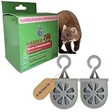Marderschreck für Auto, Dachboden und Garten – Natürlicher Marderduft zum Vertreiben von Mardern, Schädlingen und Nagetieren–Effektiv, Langfristig, Sicher für Haustiere und Umwel (2X und 6 Monate)