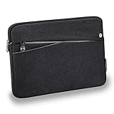 PEDEA Tablet Tasche 9–11' Hülle Case für iPad Pro 11' 2025 M4/M2/M1, iPad Air 11' M3/M2 2024, iPad A16, Galaxy Tab S10FE, S9, A9+, Sleeve mit Zubehörfach, schwarz
