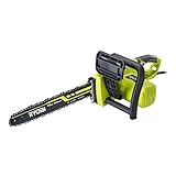 Ryobi Elektro Kettensäge (2300 W, Schwertlänge 40 cm, Kettenbremse, werkzeuglose Kettenspanneinrichtung, inkl. Messerschutzhülle + Kettenöl) RCS2340B