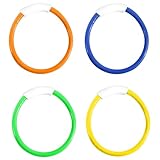 Tauchspielzeug für Kinder, Unterwasser Tauchringe, 4 Stück Tauchspielzeug für Kinder, Pool-Tauchspielzeug, Wasserspielzeug Kinder Outdoor, Tauchringe Poolparty Geschenk für Kinder Jungen Mädchen
