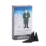 Original Crottendorfer - Räucherkerzen - Duft: Erzgebirgischer Weihnachtsduft - Menge: 24 Stück - Größe: M - Made in Germany