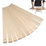 10 Stück Töpferwerkzeug,34 x 2 cm Rolling Pin Guides,5 Größe 3/5/7/10/12 mm Töpfer Rollführungsstäbe,Buchenholz-Material,Nudelholz-Führungsstäbe,Töpferei Werkzeuge für Töpferwerkstätten,Heimwerker