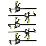 TrutzHolm Einhandzwingen im 5er Set mit Soft-Grip-Griffen 60x150 mm