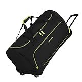 Travelite Trolley Reisetasche mit Rollen, Sporttasche Basics Fresh, Weichgepäck Rolltasche groß im sportlichen Design, 71 cm, 89 Liter